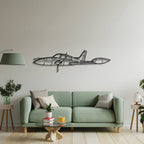 310R Angle Metal Aircraft Wall Art - NCP0304