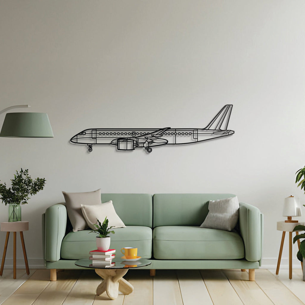 E190-E2 Metal Aircraft Wall Art - NCP0274