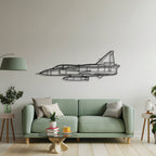 JA37 C Viggen Fighter Metal Aircraft Wall Art - NCP0231