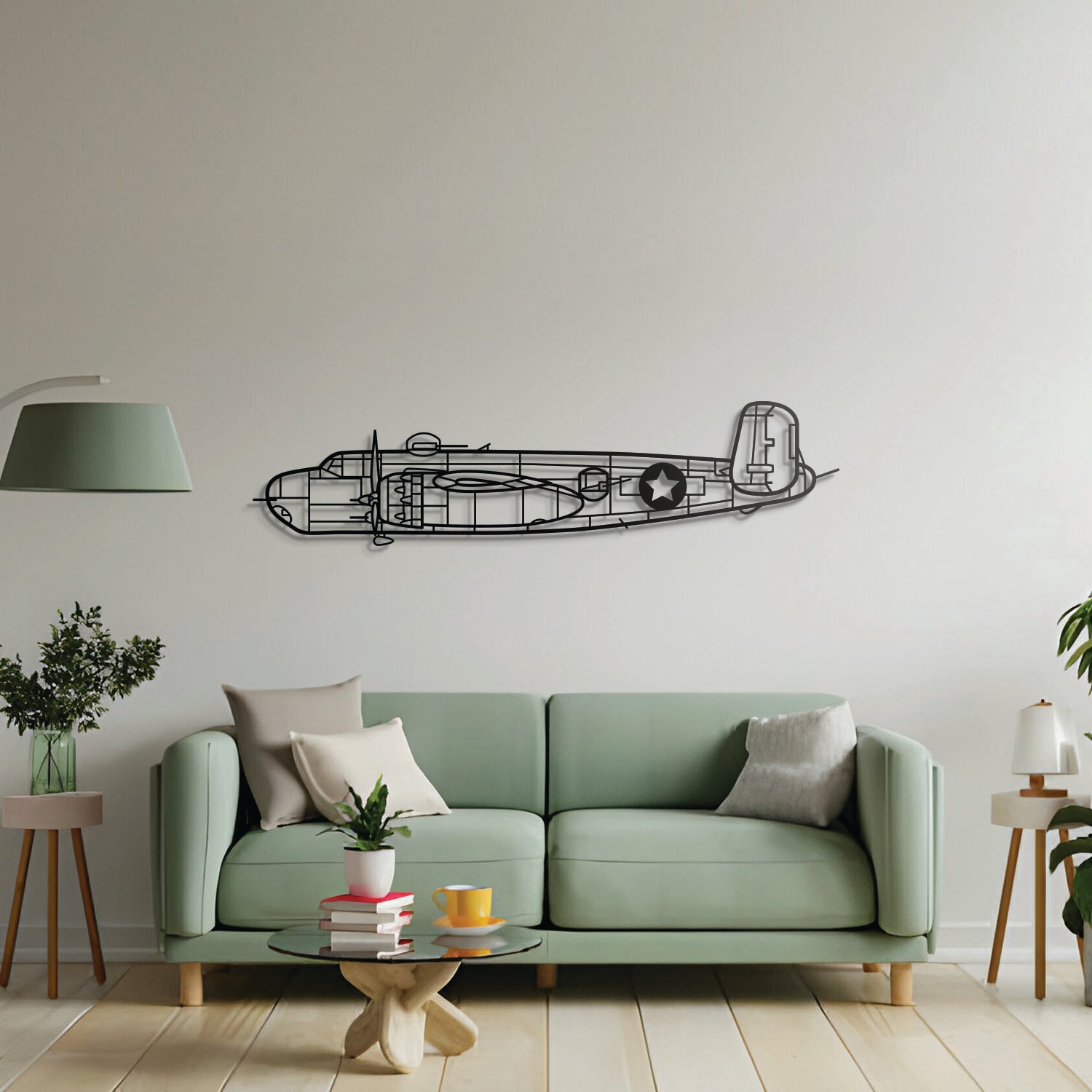 B-25H Metal Aircraft Wall Art - NCP0163