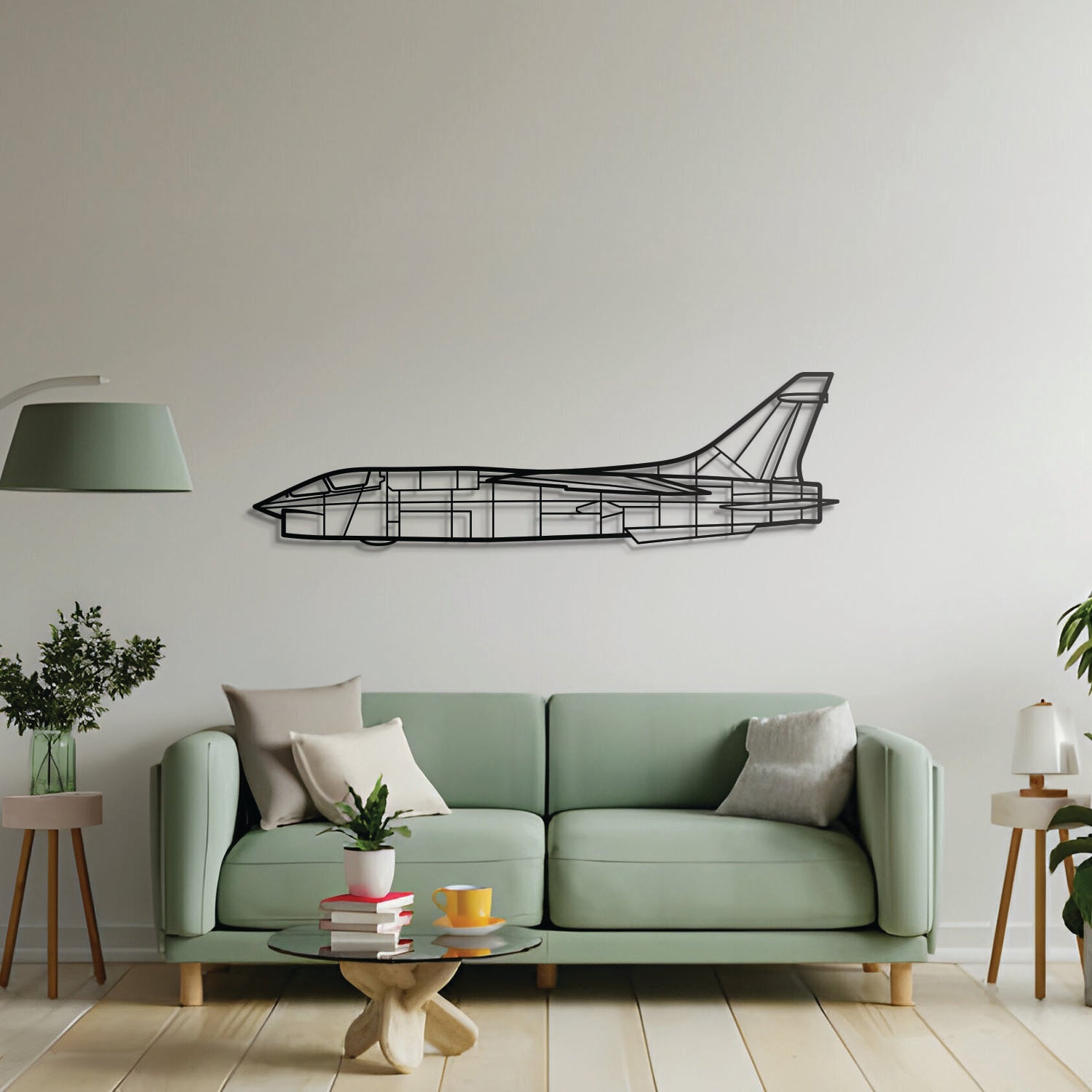 RF-8G Metal Aircraft Wall Art - NCP0295