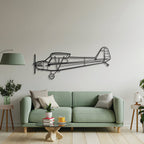 J-3 Cub Metal Aircraft Wall Art - NCP0097