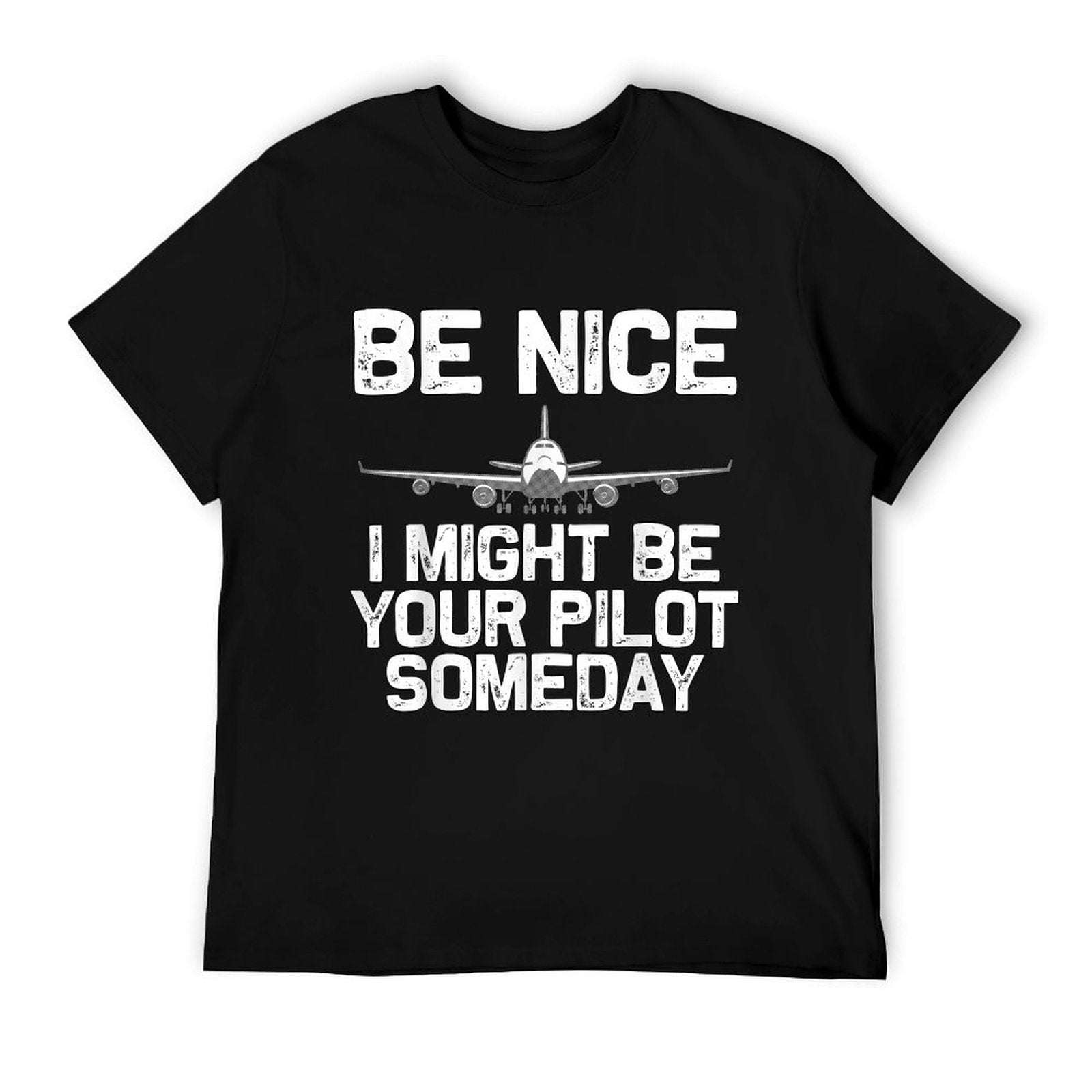 Funny Pilot Art For Men Women Kids Aviation Airplane Pilot T-Shirt