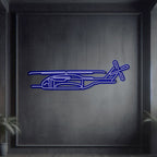 CH-53K King Stallion Metal Neon Aircraft Wall Art - NCN0023