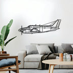 King Air C90A Metal Aircraft Wall Art - NCP0287
