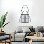 X Dragon Metal Aircraft Wall Art - NCP0251