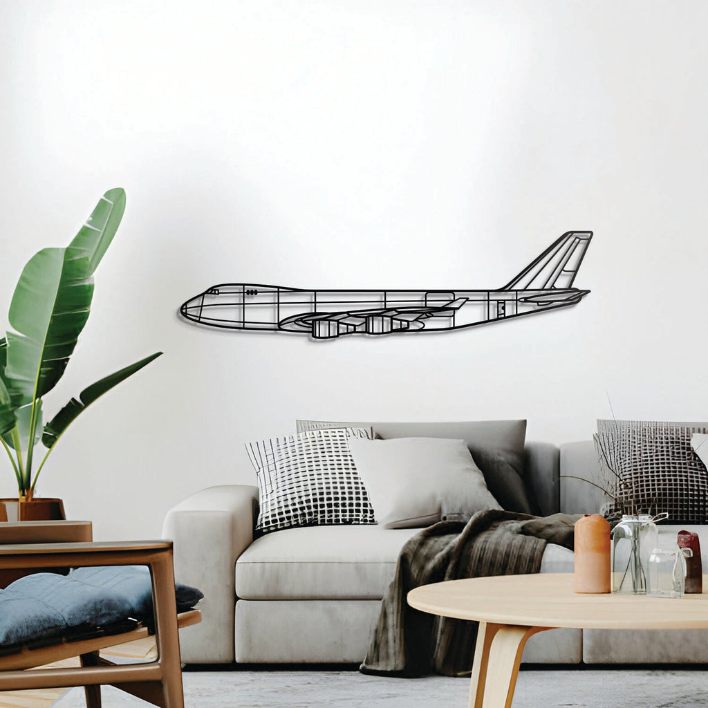 747-800 Metal Aircraft Wall Art - NCP0010