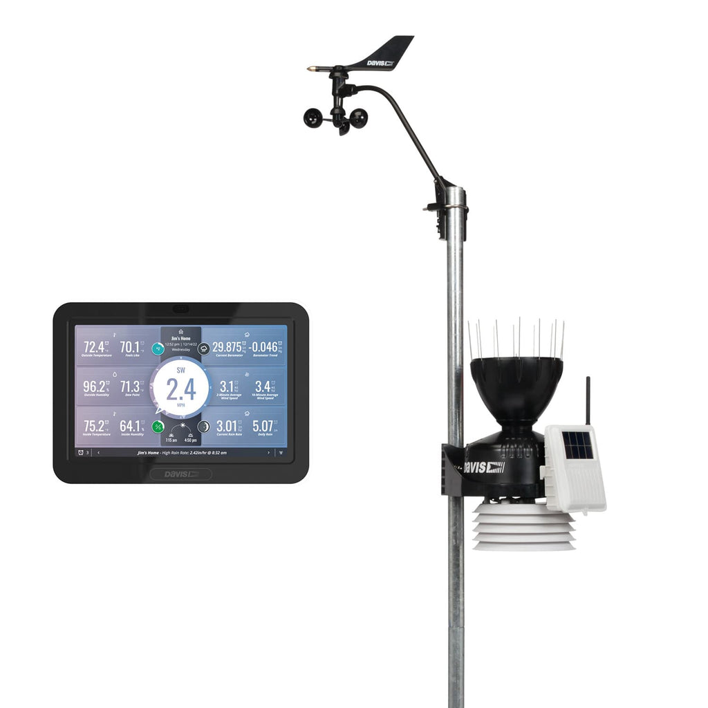 Wireless Vantage Pro2 Weather Station with Standard Radiation Shield and WeatherLink Console - SKU 6252, 6252M