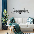 A321 Neo Angle Metal Aircraft Wall Art - NCP0364