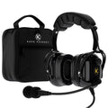 Kore Aviation KA-1 General Aviation Headset (Mono & Stereo) with Headset Bag - Dual GA Plugs