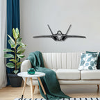 F-22 Raptor Front Metal Aircraft Wall Art - NCP0079