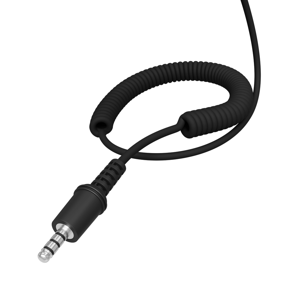 Kore Aviation H1 Helicopter Pilot Headset (Mono) with Headset Bag - U-174 Plugs