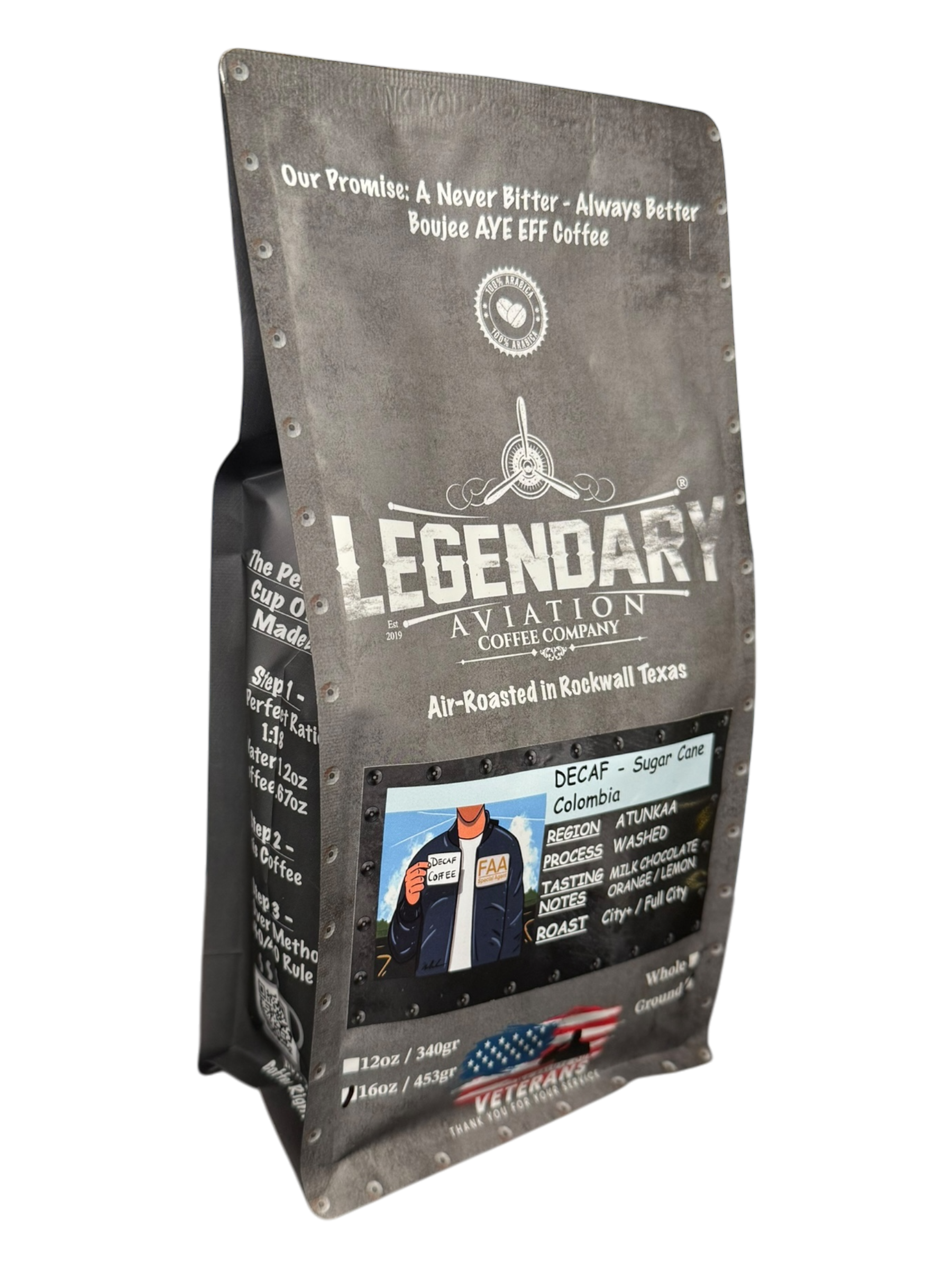 FAA Agent DECAF | Sugar Cane Colombian | Sweet and Smooth