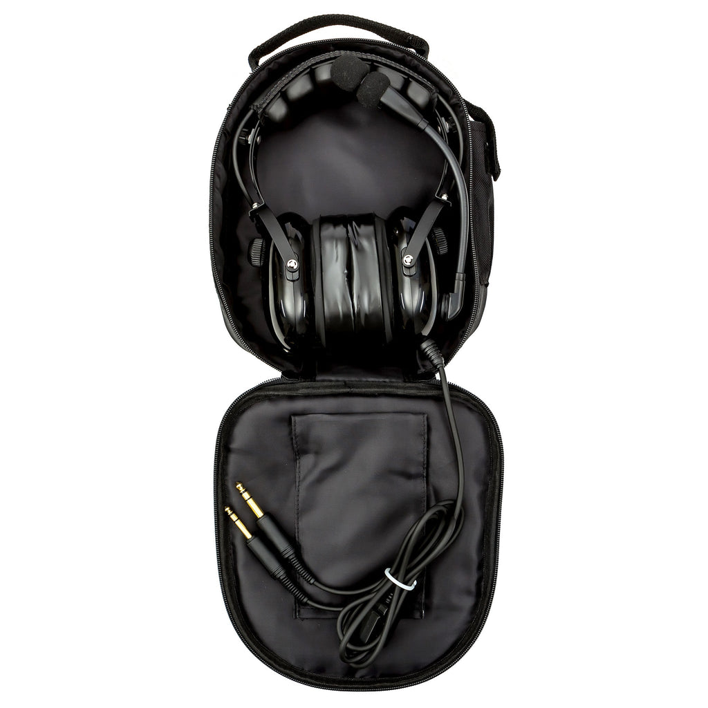 Kore Aviation KA-1 General Aviation Headset (Mono & Stereo) with Headset Bag - Dual GA Plugs