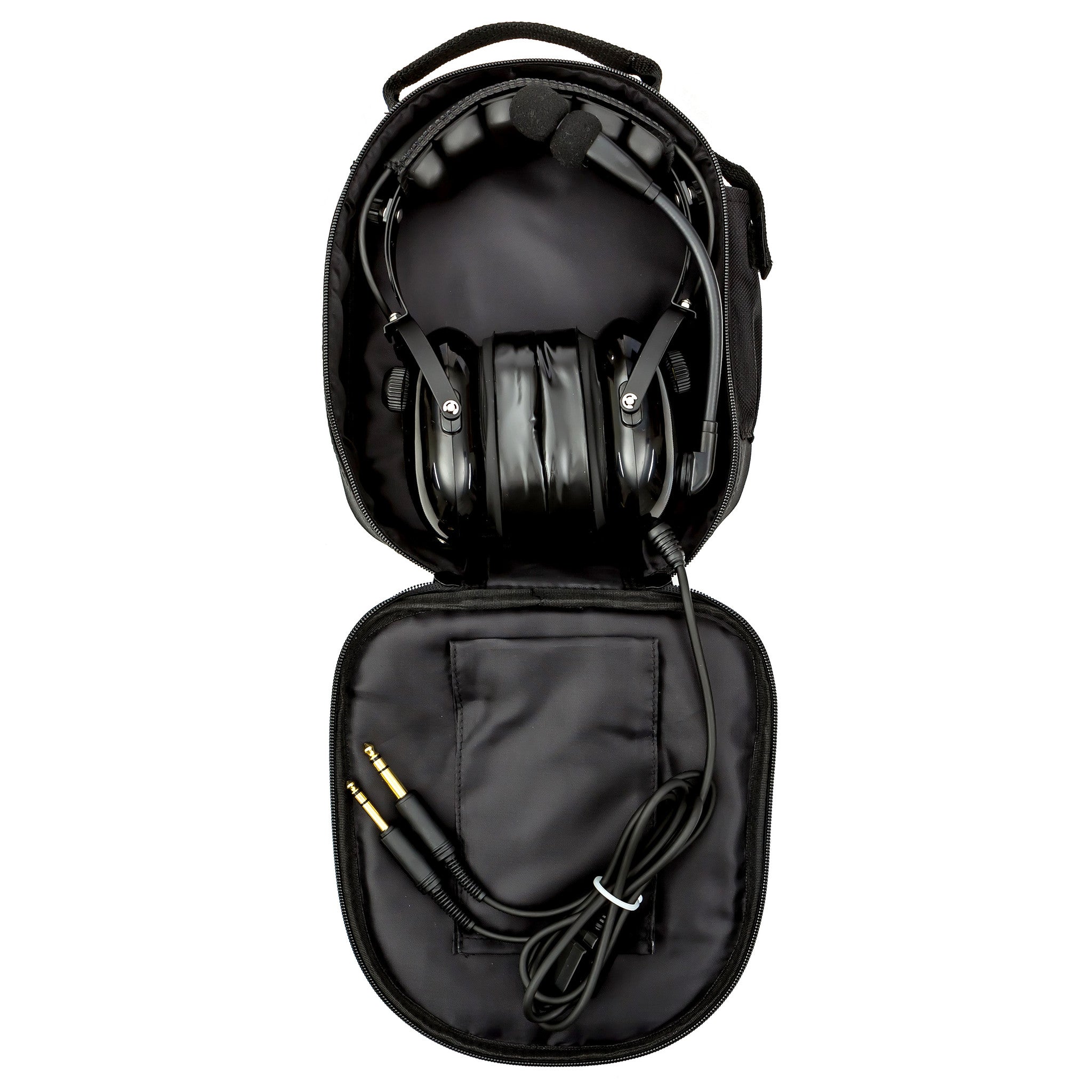 Kore Aviation KA-1 General Aviation Headset (Mono & Stereo) with Headset Bag - Dual GA Plugs