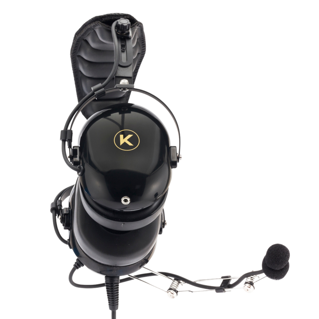 Kore Aviation P1 General Aviation Headset (Mono) with Headset Bag - Dual GA Plugs