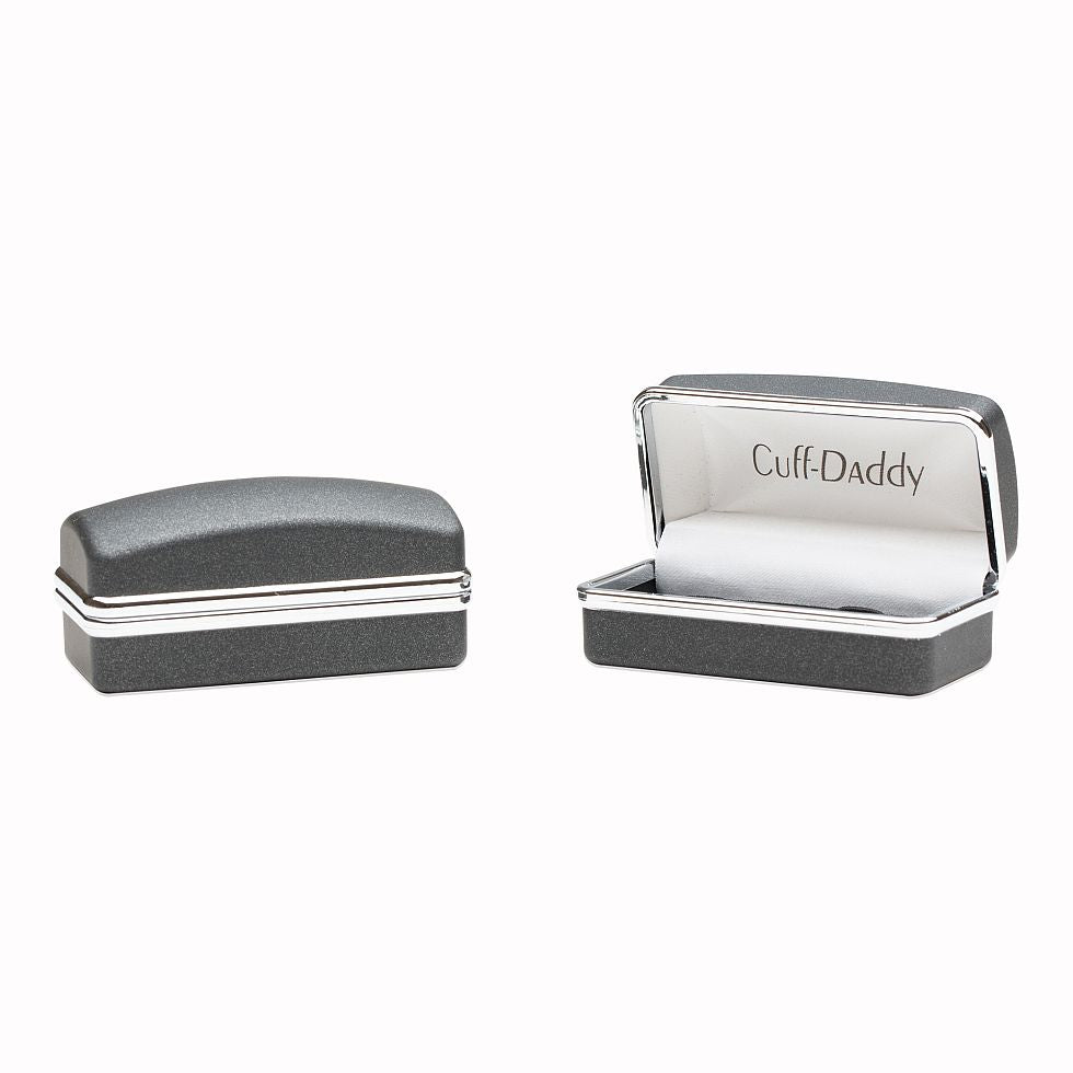 Airplane Cufflinks in Silver - Pilot Gift