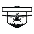 Airplane Monogram - Front View