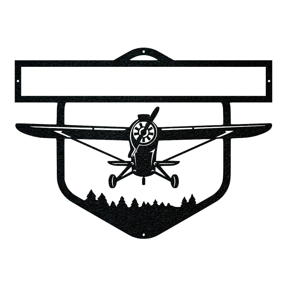 Airplane Monogram - Front View