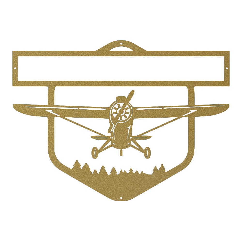 Airplane Monogram - Front View