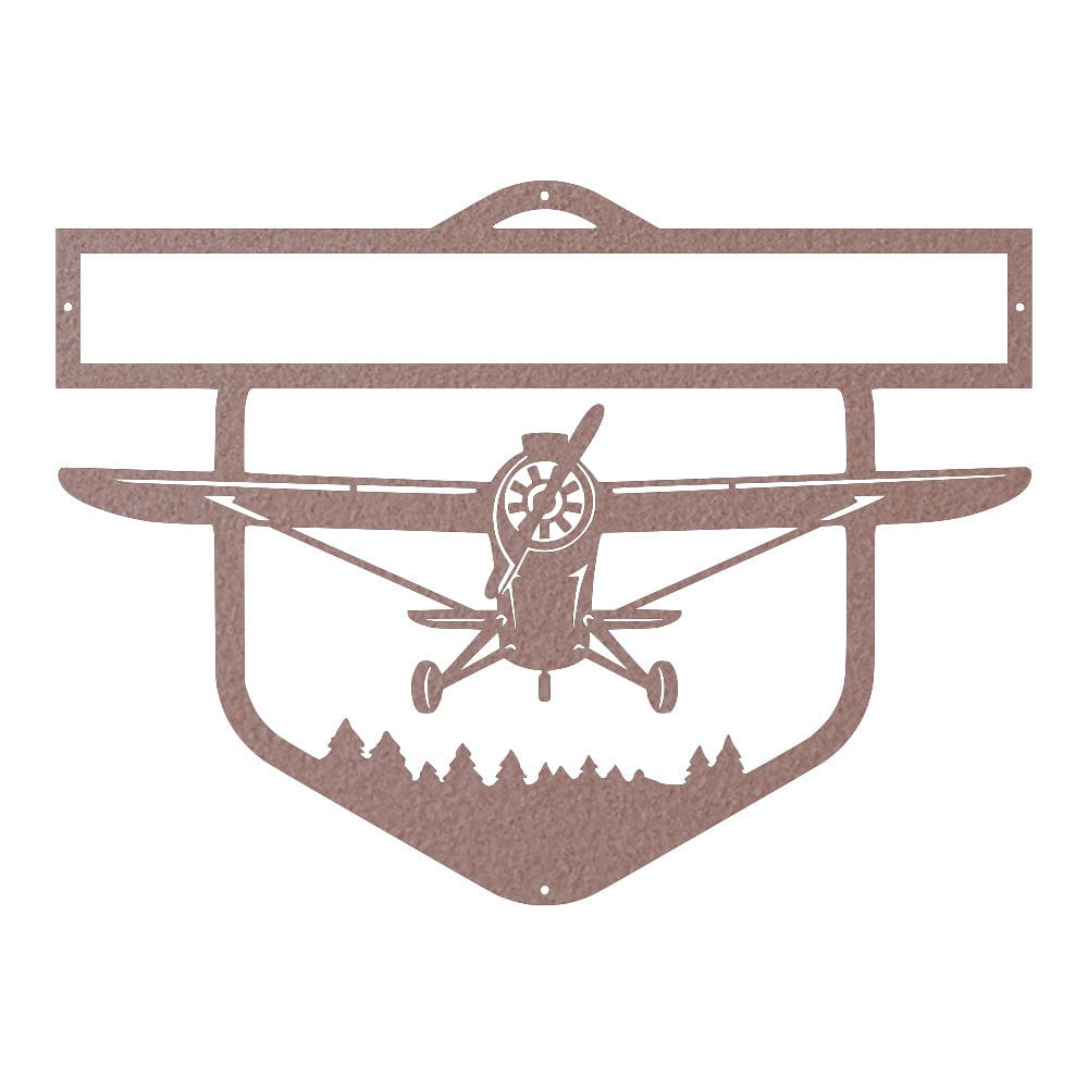 Airplane Monogram - Front View