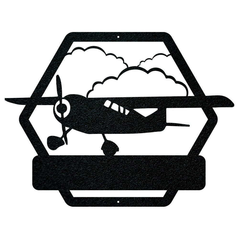 Airplane Monogram - Side View