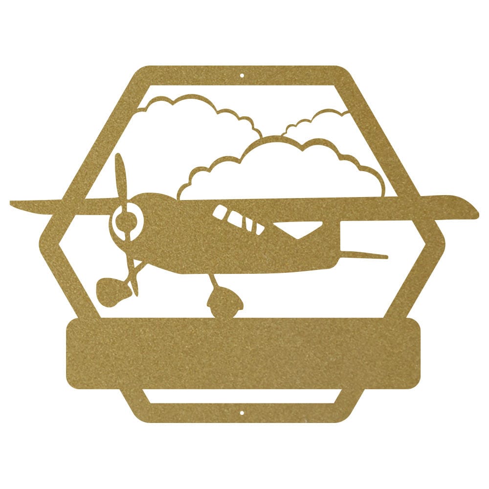 Airplane Monogram - Side View