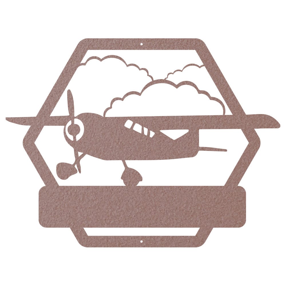 Airplane Monogram - Side View