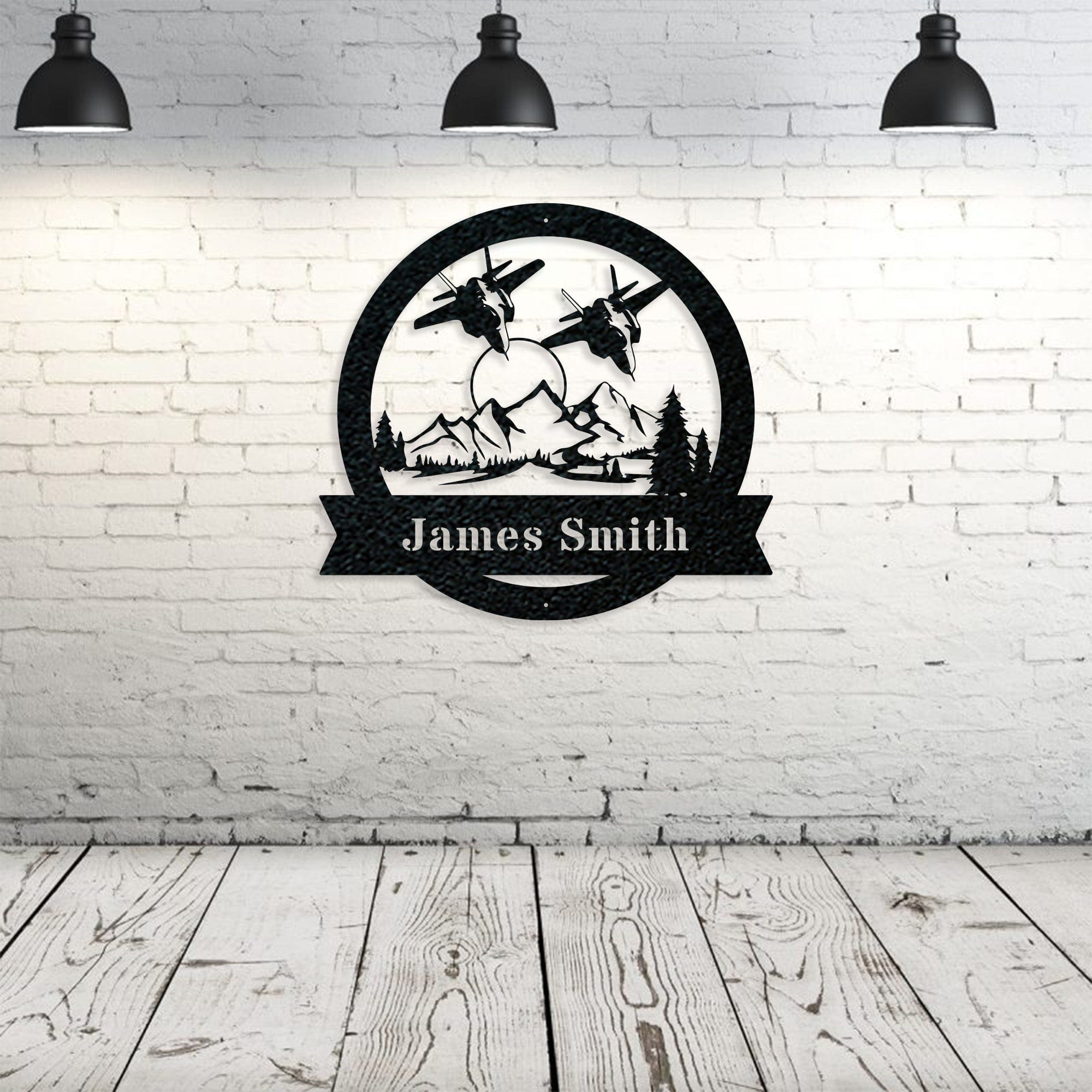 AVIATION-F-35C Military Pilot Custom Sign