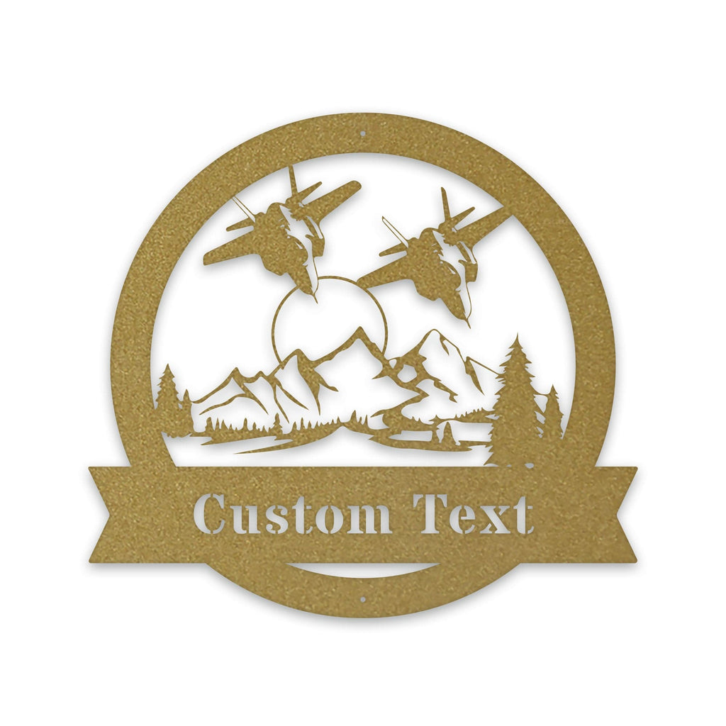 AVIATION-F-35C Military Pilot Custom Sign