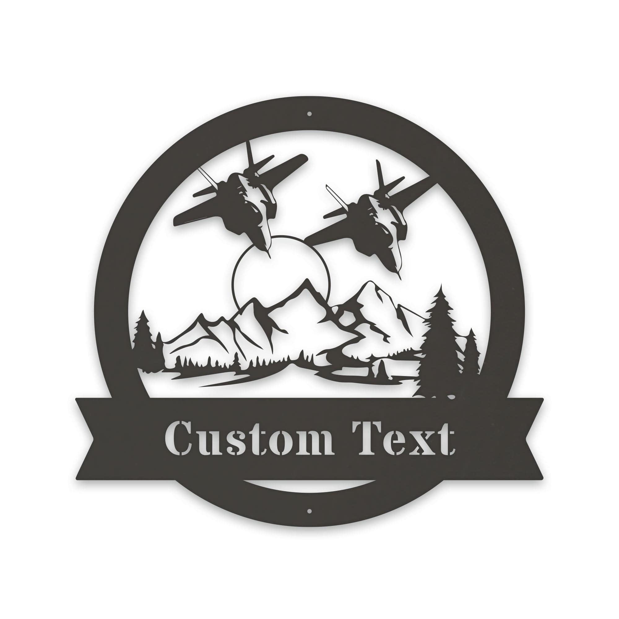 AVIATION-F-35C Military Pilot Custom Sign