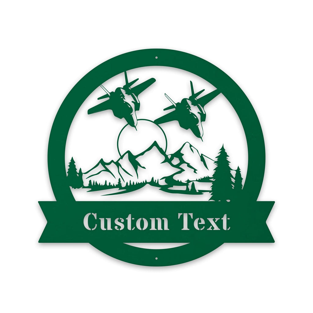 AVIATION-F-35C Military Pilot Custom Sign