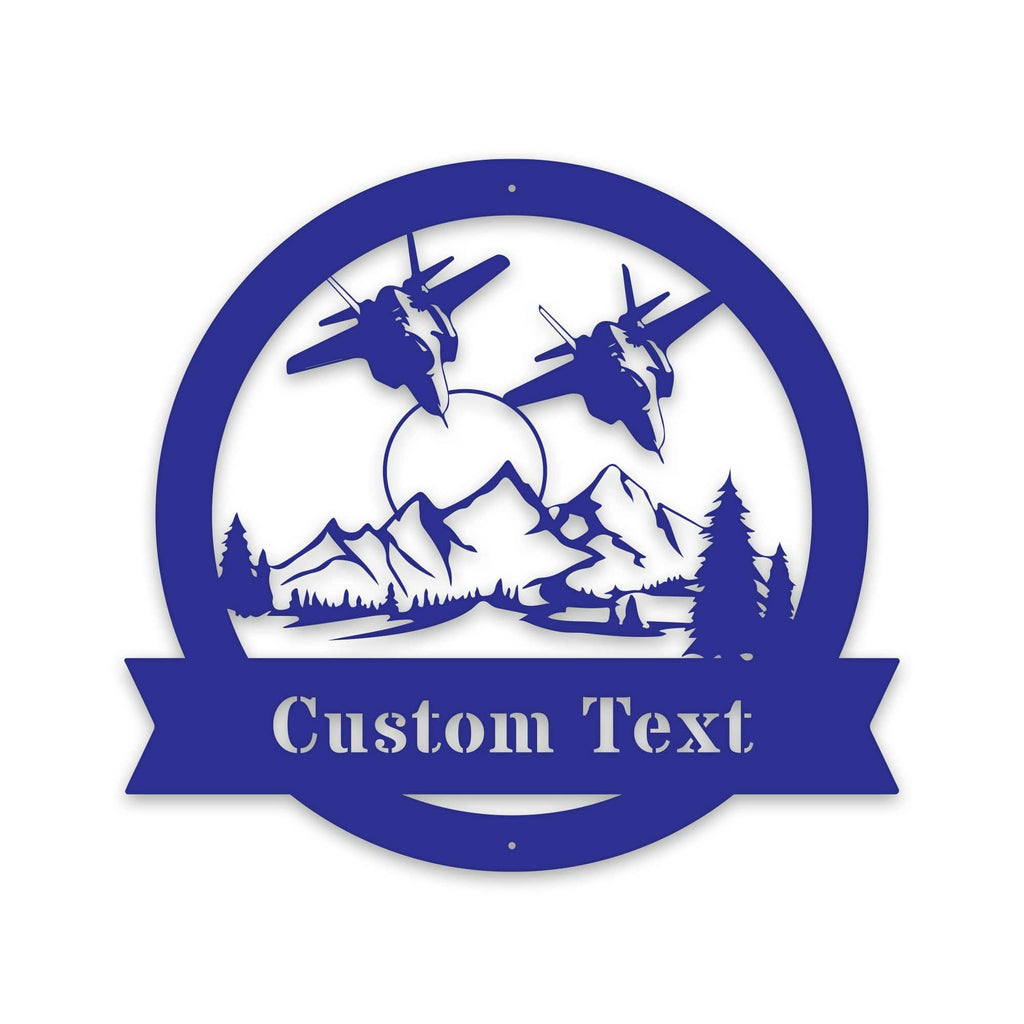 AVIATION-F-35C Military Pilot Custom Sign