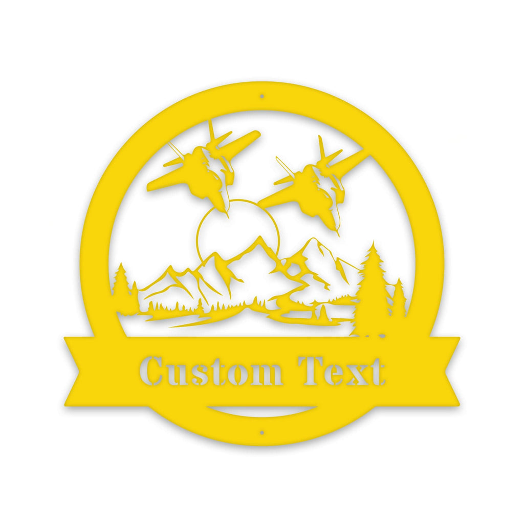 AVIATION-F-35C Military Pilot Custom Sign