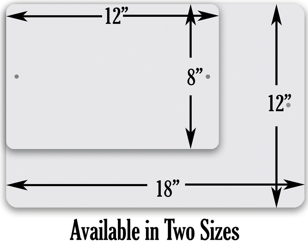 Caution! Low Flying Aircraft - Metal Sign