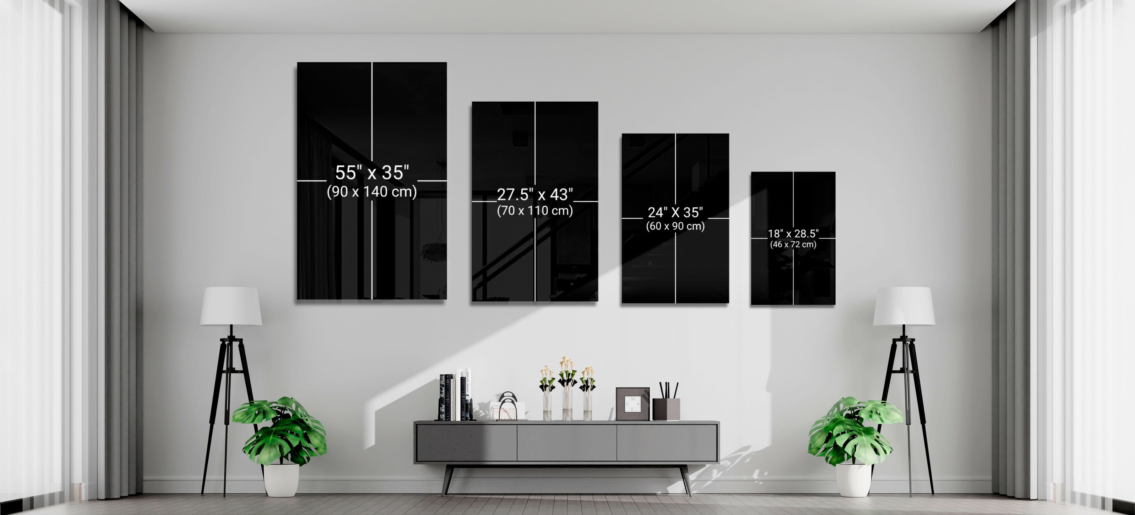 Airplane Glass Wall Art