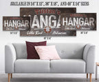 Personalized - Hangar Airplane - Canvas