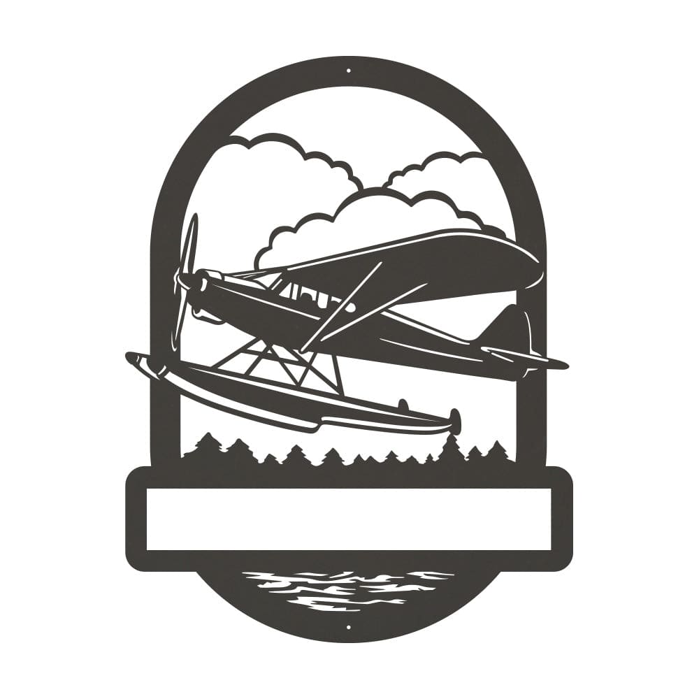 Sea Plane Monogram -