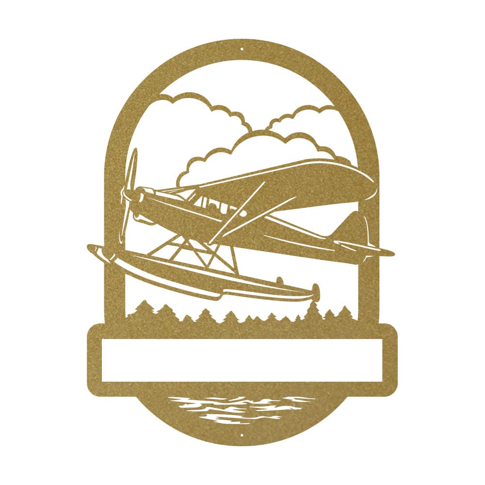Sea Plane Monogram -
